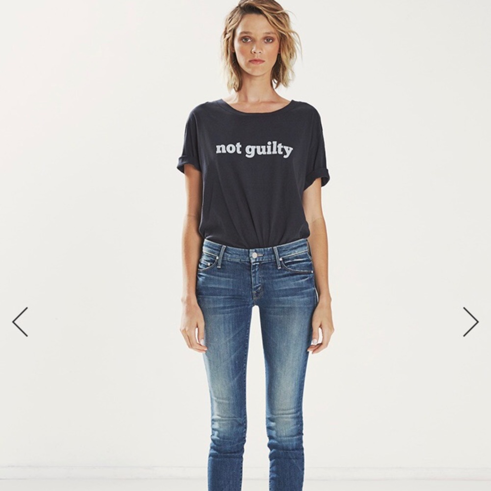 Mother Denim -the looker double trouble ,